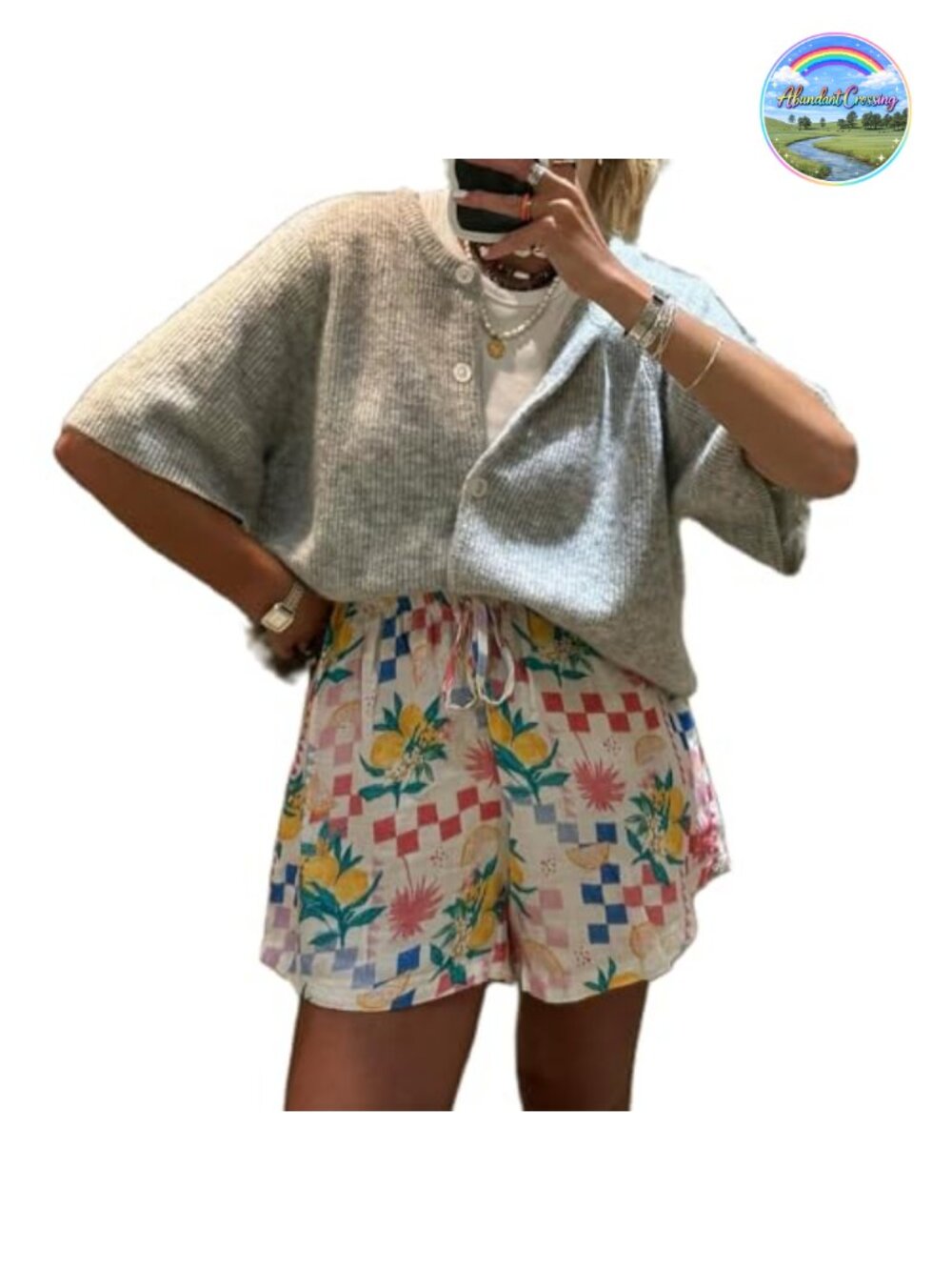 Y2K Short Sleeve Ribbed Knit Cardigan Crop Sweater